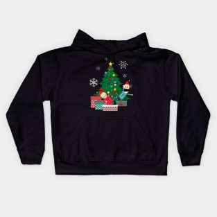 Terrance And Phillip Around The Christmas Tree Kids Hoodie